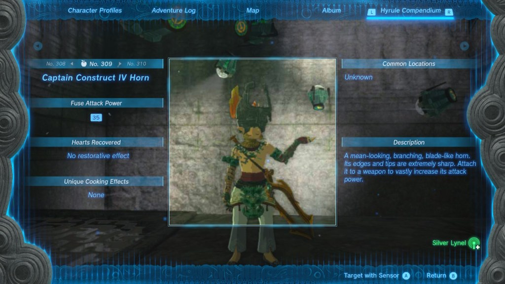 Hyrule Advent Calendar! December 6th: Captain Construct IV&nbsp;Horn