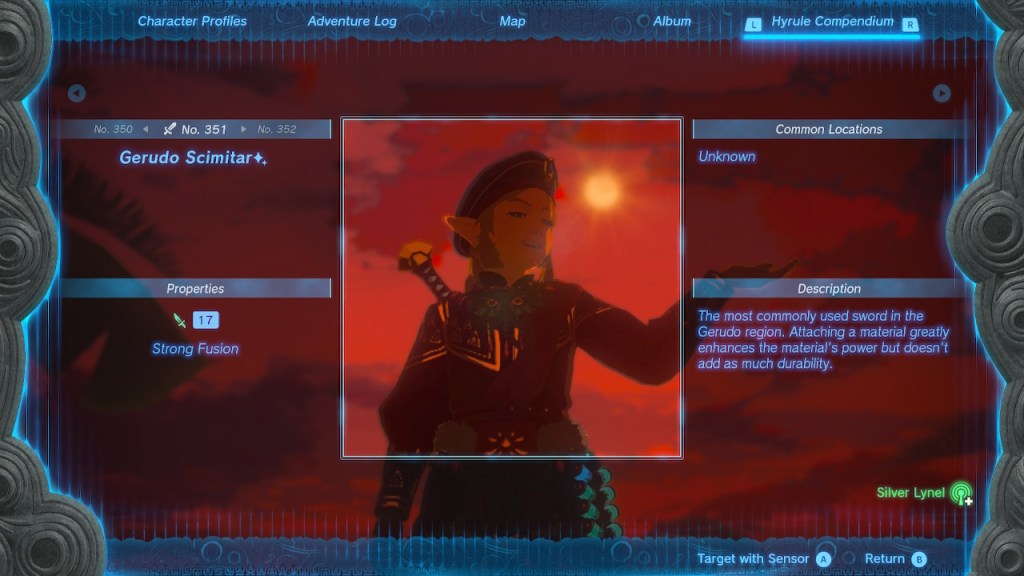 Hyrule Advent Calendar! December 21st: Gerudo&nbsp;Scimitar*